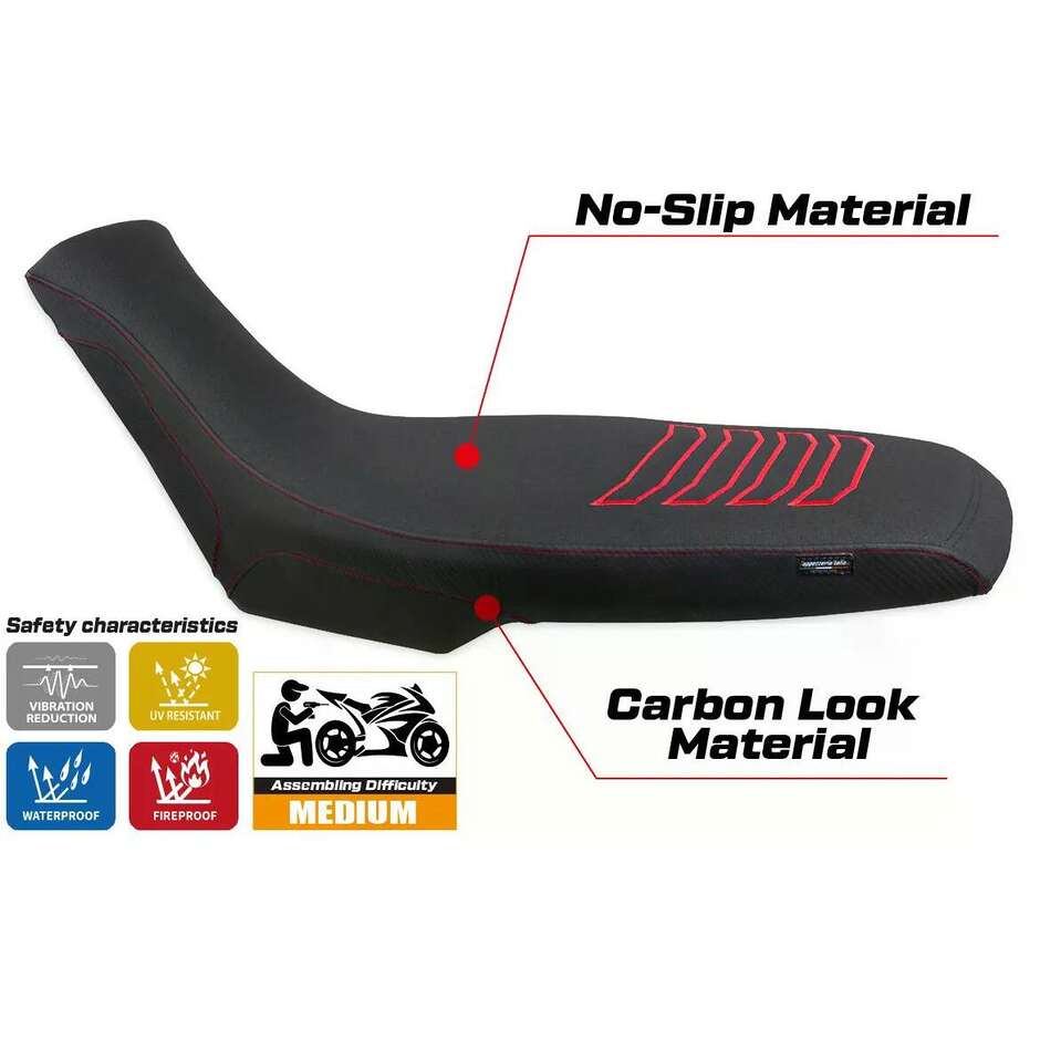Rivestimento Sella TPZ Italia Specifico Per Aprilia Tuareg 660 2021-2025 Modello Boras Ultragrip