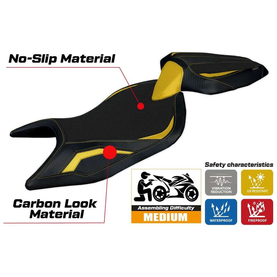 Rivestimento Sella TPZ Italia Specifico Per Aprilia Tuono 660 2021-2024 Modello Sparta