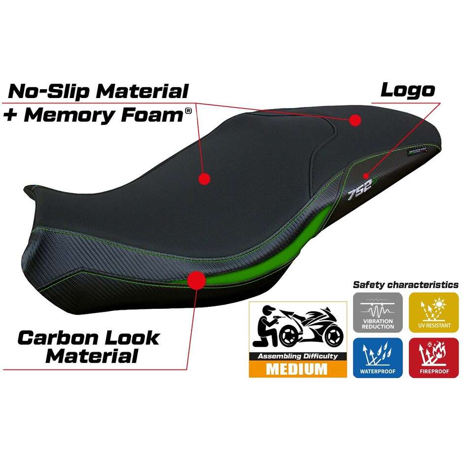 Rivestimento Sella TPZ Italia Specifico Per Benelli 752 S 2019-2025 Modello Lima Comfort System
