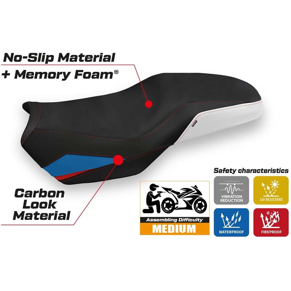Rivestimento Sella TPZ Italia Specifico Per BMW F 750-800-850 GS 2018-2025 Modello Panama 2 Comfort System