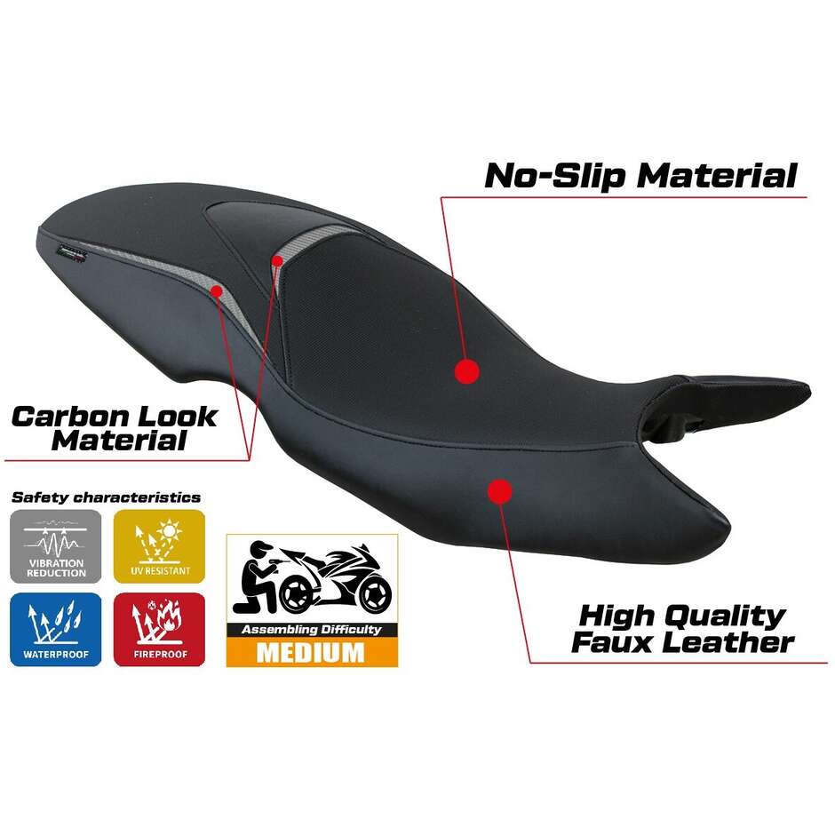 Rivestimento Sella TPZ Italia Specifico Per BMW F 800 GT 2012-2016 Modello Tallin