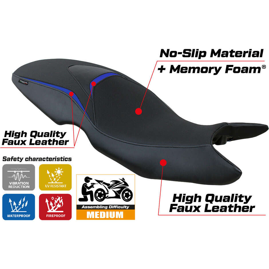 Rivestimento Sella TPZ Italia Specifico Per BMW F 800 R 2009 - 2020 Modello Maili Comfort System