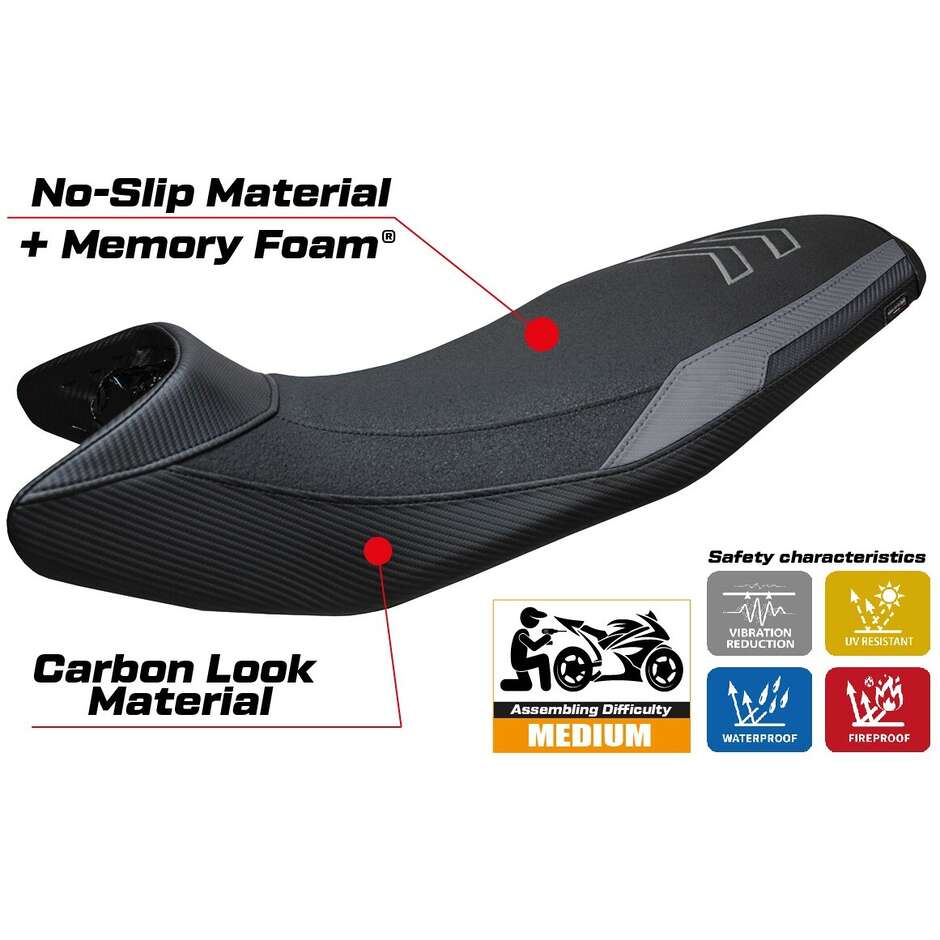Rivestimento Sella TPZ Italia Specifico Per BMW F 900 GS  2024-2025 Modello Nemo Ultragrip Comfort System