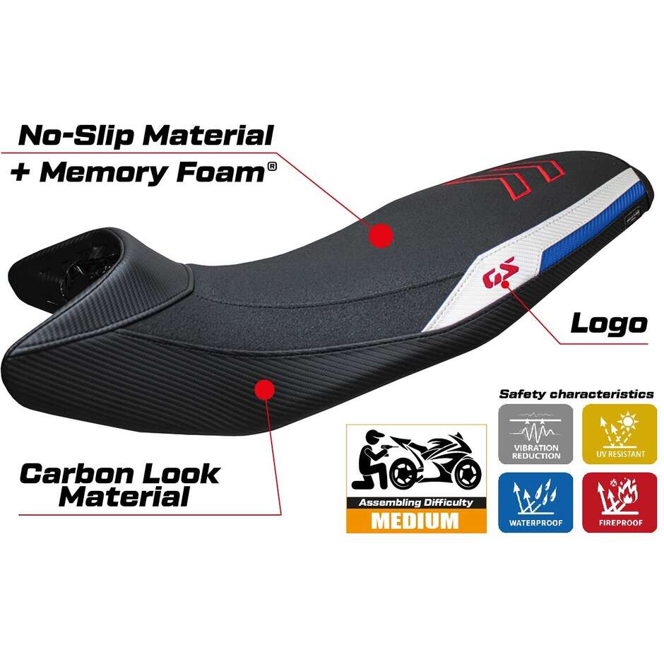 Rivestimento Sella TPZ Italia Specifico Per BMW F 900 GS  2024-2025 Modello Nemo Ultragrip Comfort System