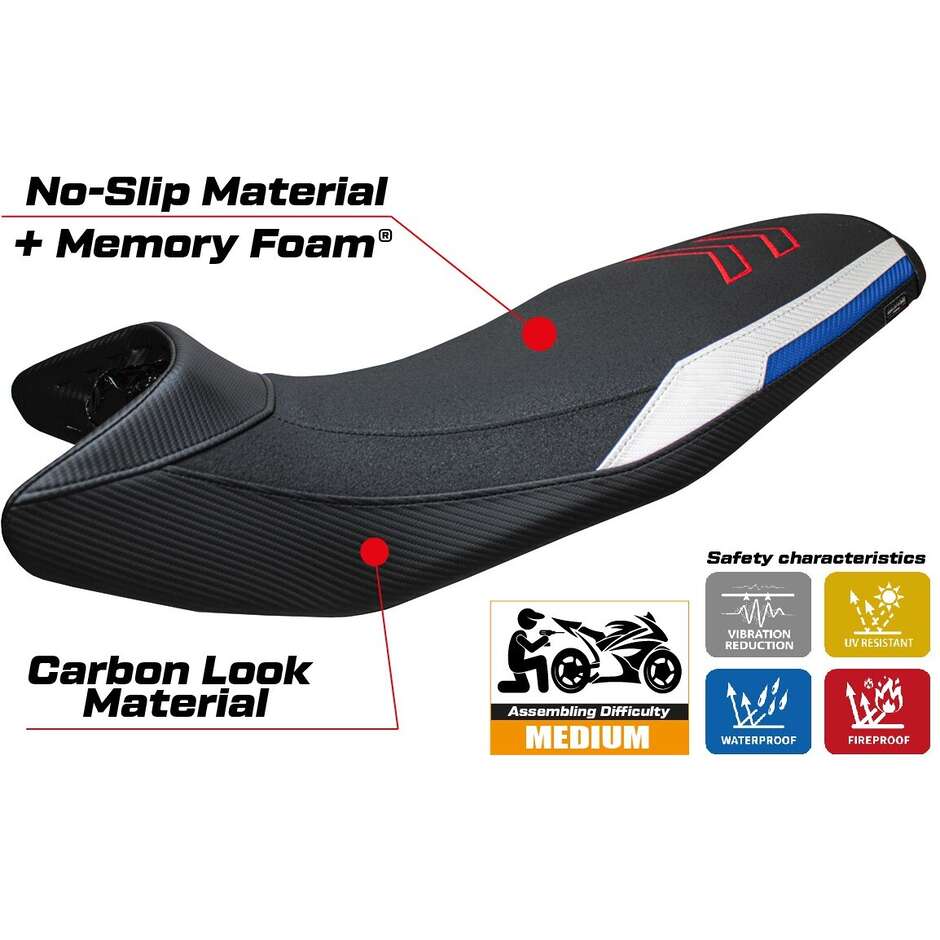 Rivestimento Sella TPZ Italia Specifico Per BMW F 900 GS  2024-2025 Modello Nemo Ultragrip Comfort System