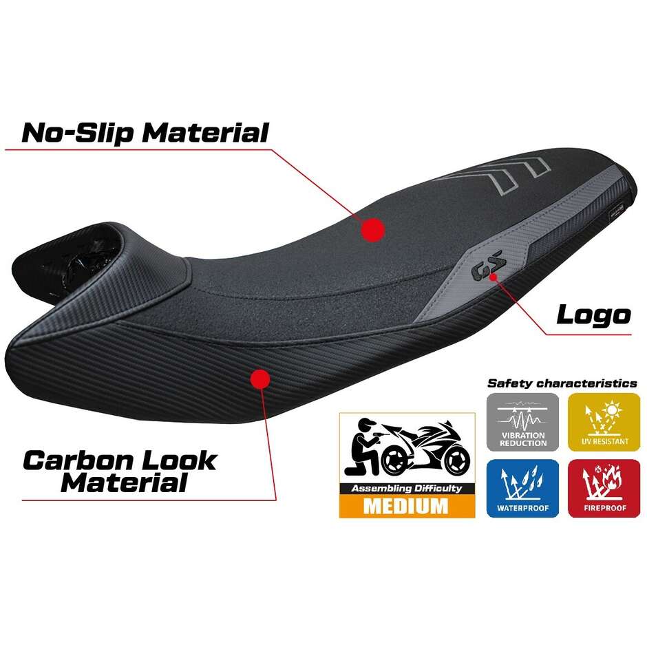 Rivestimento Sella TPZ Italia Specifico Per BMW F 900 GS 2024-2025 Modello Nemo Ultragrip