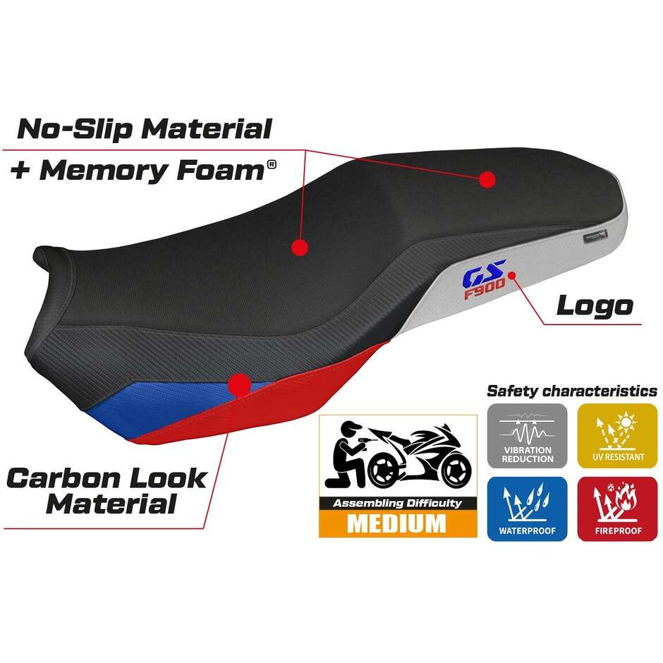 Rivestimento Sella TPZ Italia Specifico Per BMW F 900 GS Adventure 2025 Modello Selb