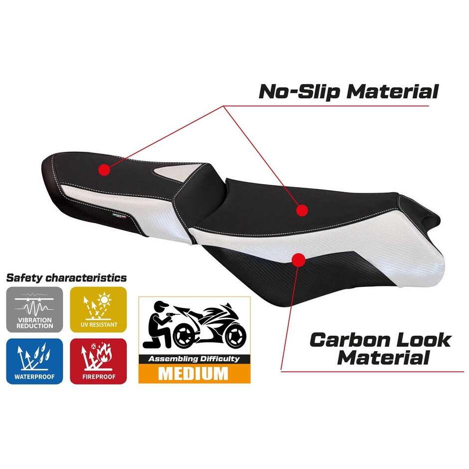 Rivestimento Sella TPZ Italia Specifico Per BMW K 1300 GT 2009 - 2011 Modello Anapa 1 Comfort System