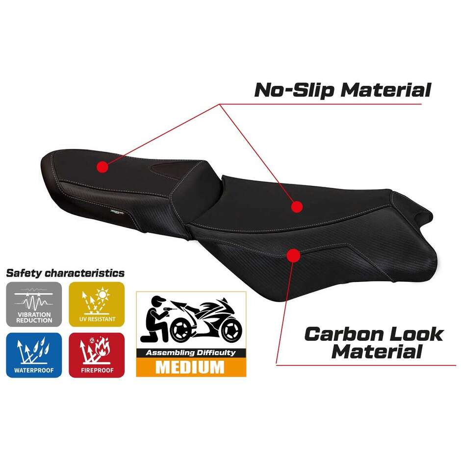 Rivestimento Sella TPZ Italia Specifico Per BMW K 1300 GT 2009 - 2011 Modello Anapa 1 Comfort System