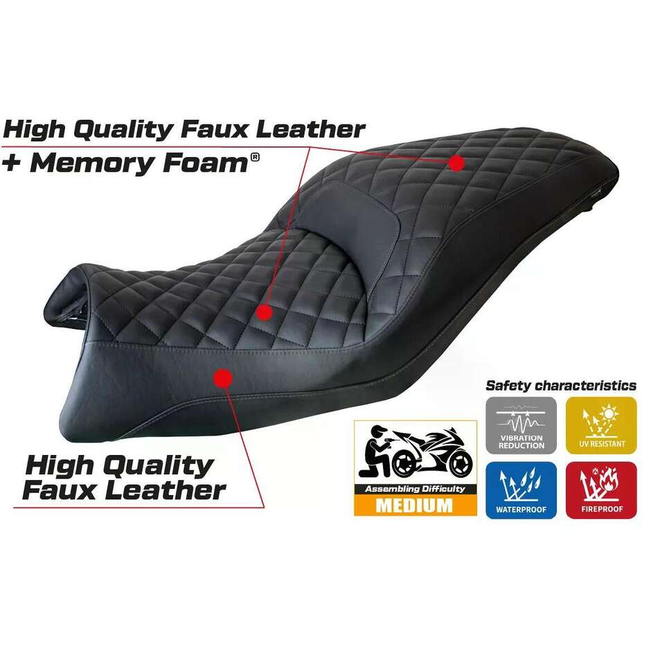 Rivestimento Sella TPZ Italia Specifico Per BMW K 1600 B 2022-2025 Modello Brema Comfort System