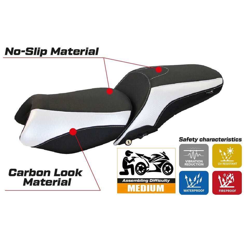 Rivestimento Sella TPZ Italia Specifico Per BMW K 1600 GT 2010-2025 Modello Tropea Color