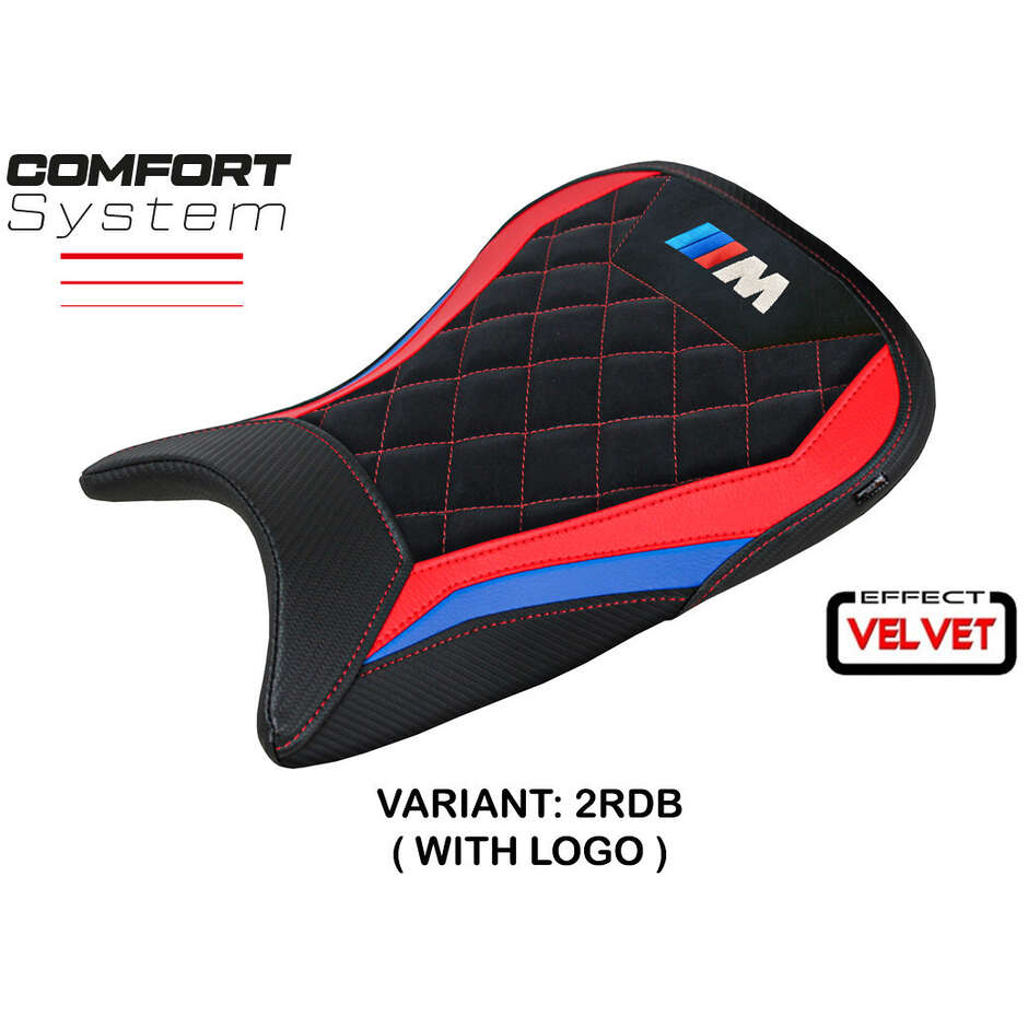 Rivestimento Sella TPZ Italia Specifico Per BMW M 1000 RR 2021 - 2022 Modello Kiel Velvet Comfort System
