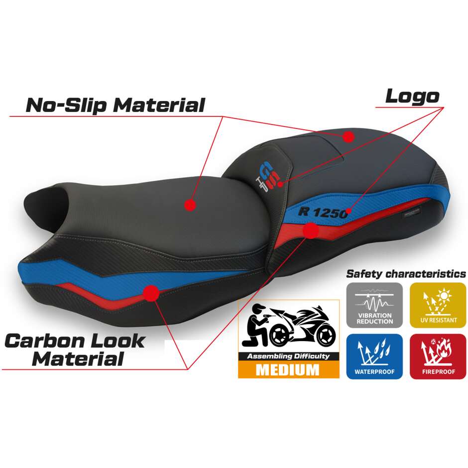 Rivestimento Sella TPZ Italia Specifico Per BMW R 1250 GS 2019 - 2023 - heating Comfort System