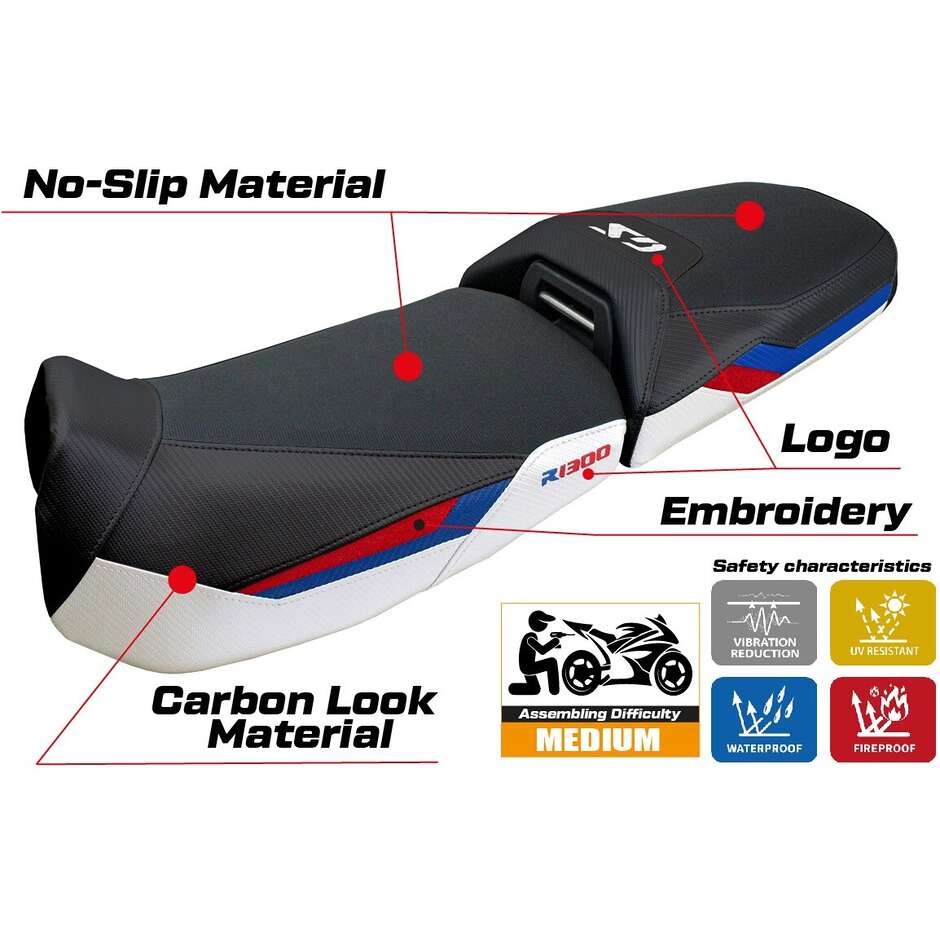 Rivestimento Sella TPZ Italia Specifico Per BMW R 1300 GS Adventure  2024-2025 Modello Ulma