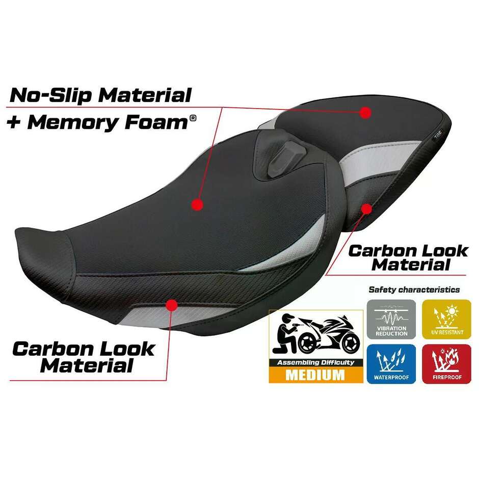 Rivestimento Sella TPZ Italia Specifico Per BMW R 1300 R 20252026 Modello Remy Comfort System