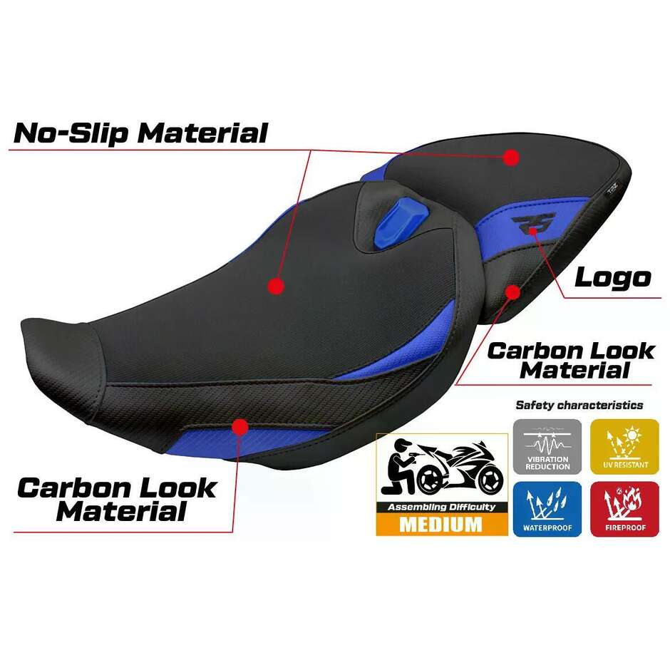 Rivestimento Sella TPZ Italia Specifico Per BMW R 1300 RS 20252026 Modello Sohar