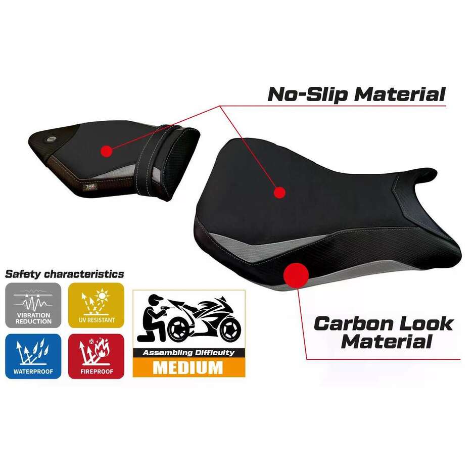 Rivestimento Sella TPZ Italia Specifico Per BMW S 1000 R 2014  2020 Modello Irbit