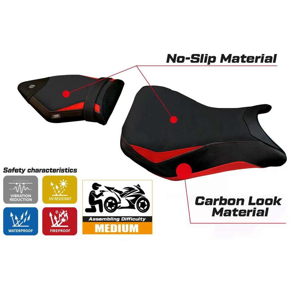 Rivestimento Sella TPZ Italia Specifico Per BMW S 1000 R 2014  2020 Modello Irbit
