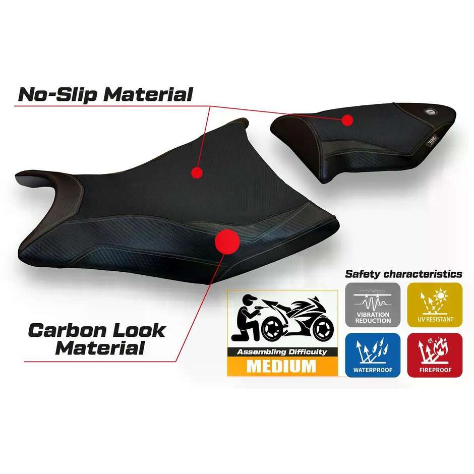 Rivestimento Sella TPZ Italia Specifico Per BMW S 1000 RR  2009  2011 Modello Alabama 2