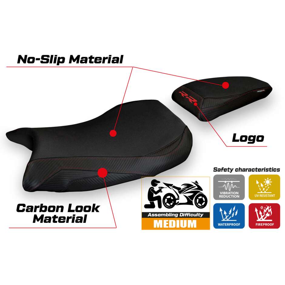 Rivestimento Sella TPZ Italia Specifico Per BMW S 1000 RR MSport 20192025 Modello Sevan 1