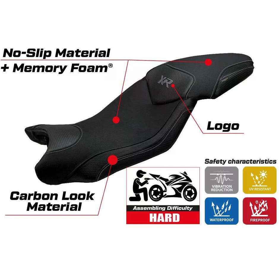 Rivestimento Sella TPZ Italia Specifico Per BMW S 1000 XR 2015  2019 Modello Ardea Comfort System