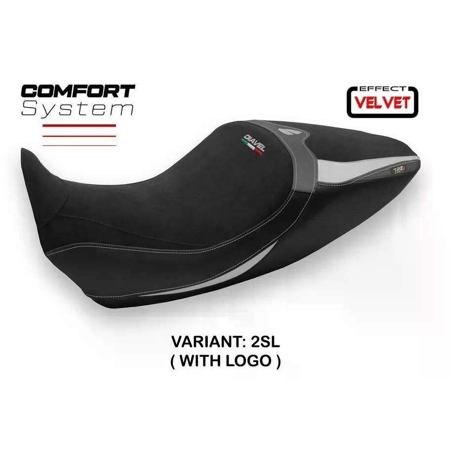 Rivestimento Sella TPZ Italia Specifico Per Ducati Diavel 1260 2019  2022 Modello Saranda 1 Velvet Comfort System