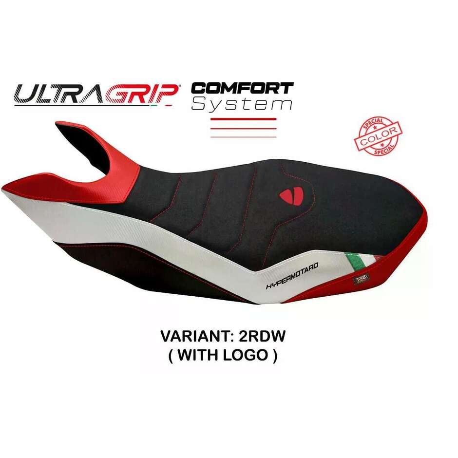 Rivestimento Sella TPZ Italia Specifico Per Ducati Hypermotard 796 / 1100 / 1100 EVO 2007  2012 Modello Medea 2 Comfort System