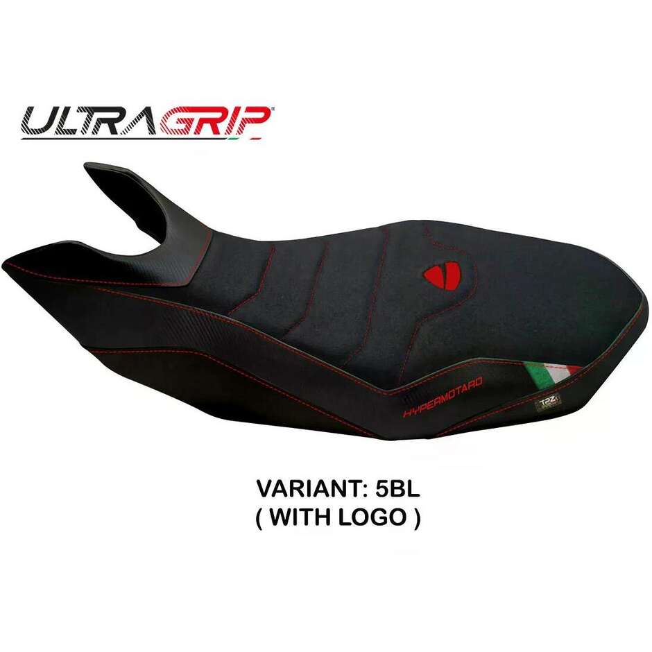 Rivestimento Sella TPZ Italia Specifico Per Ducati Hypermotard 796 / 1100 / 1100 EVO 2007  2012 Modello Ribe 2 Ultragrip