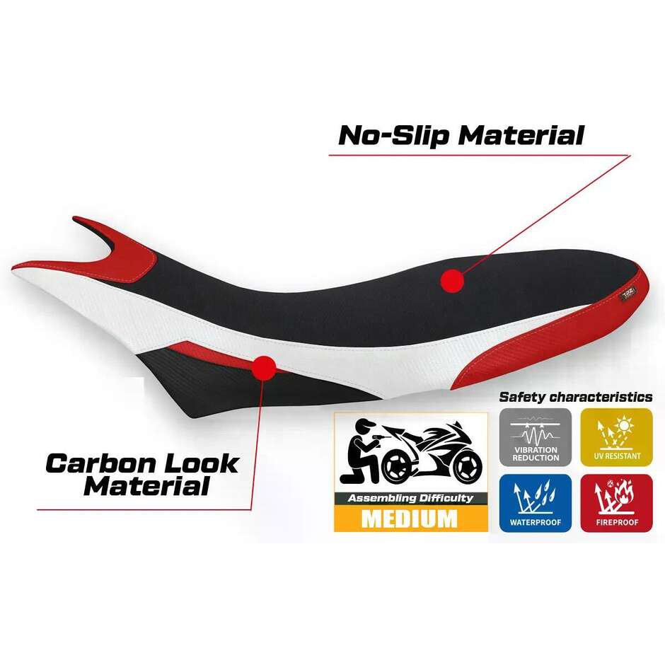 Rivestimento Sella TPZ Italia Specifico Per Ducati Hypermotard 950 20192025 Modello Cuba 1