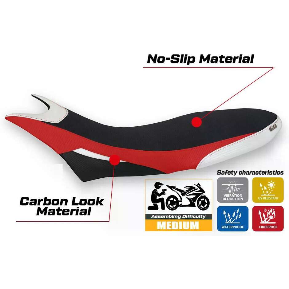 Rivestimento Sella TPZ Italia Specifico Per Ducati Hypermotard 950 20192025 Modello Cuba 1