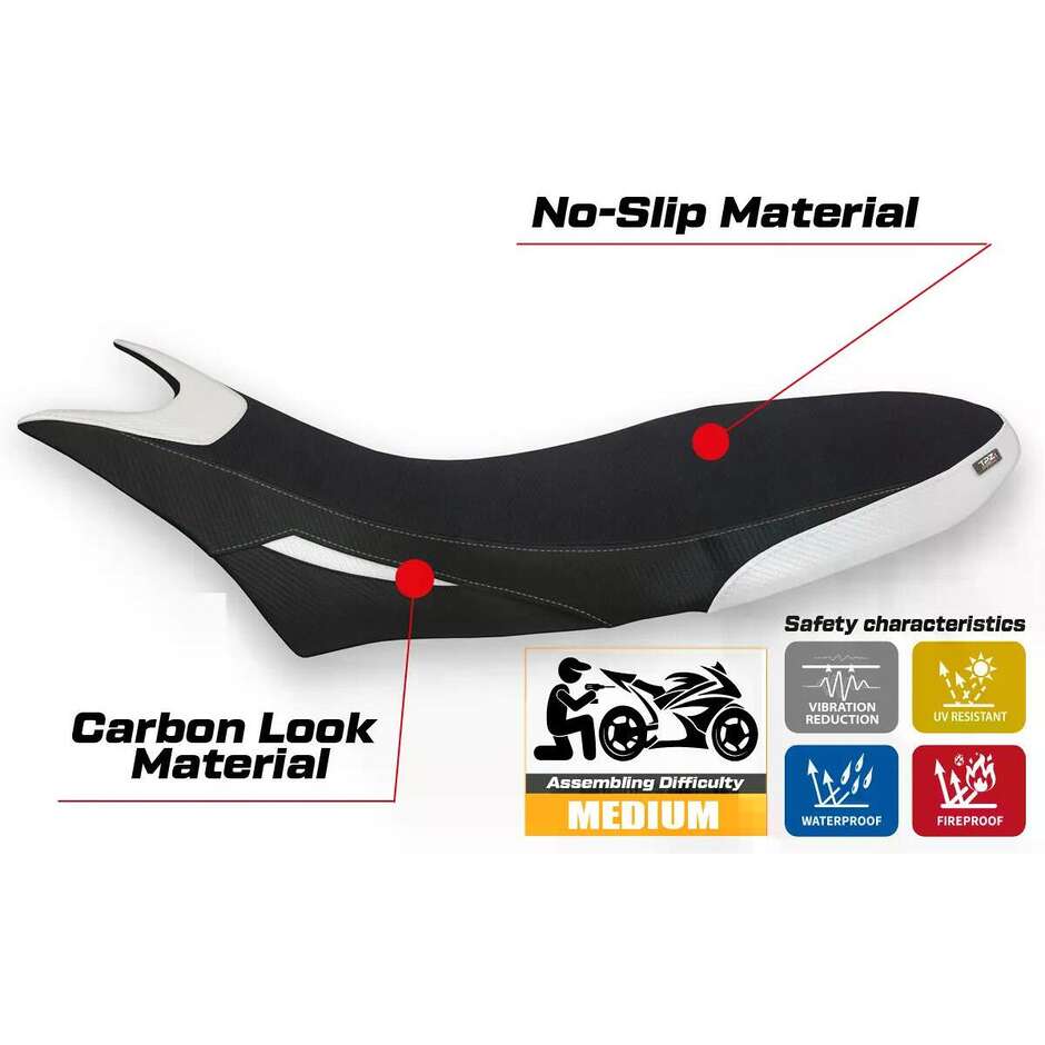 Rivestimento Sella TPZ Italia Specifico Per Ducati Hypermotard 950 20192025 Modello Cuba 1