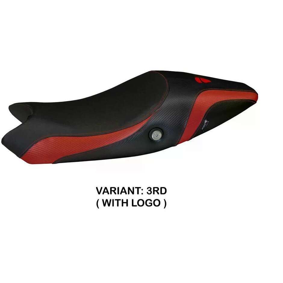 Rivestimento Sella TPZ Italia Specifico Per Ducati Monster 1100 EVO 2009  2013 Modello Logos Carbon Colat
