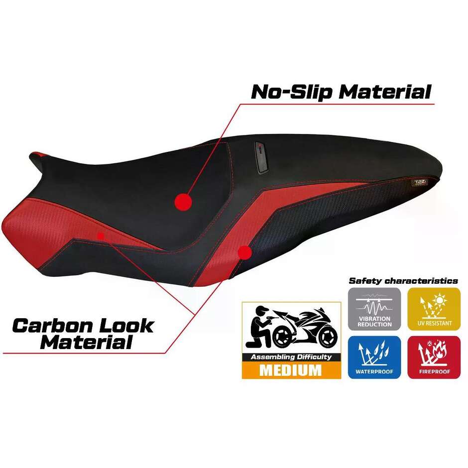Rivestimento Sella TPZ Italia Specifico Per Ducati Monster 1200 R 2016  2019 Modello Toledo 3