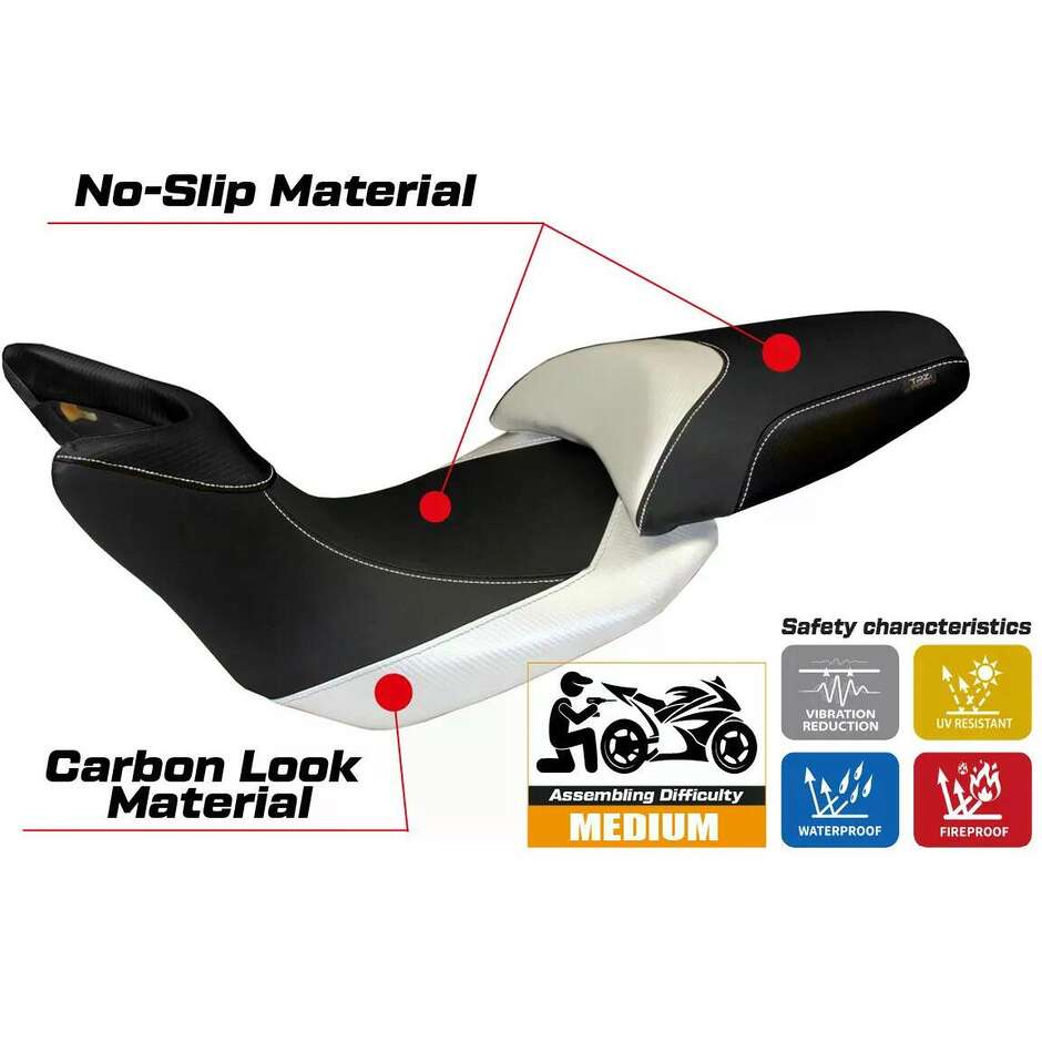 Rivestimento Sella TPZ Italia Specifico Per Ducati Multistrada 1200 2012  2014 Modello Noto