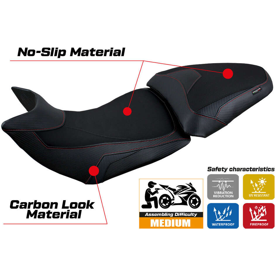 Rivestimento Sella TPZ Italia Specifico Per Ducati Multistrada V2 2021  2024 Modello Haria