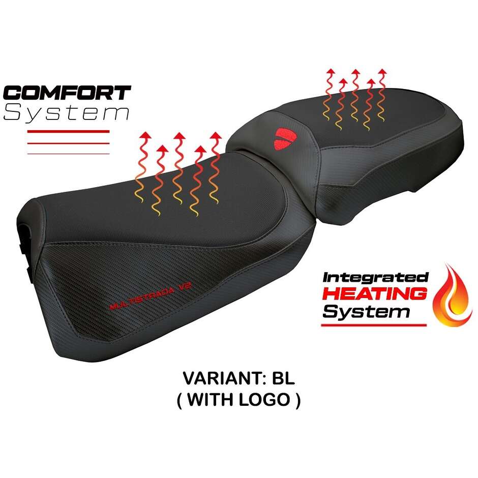 Rivestimento Sella TPZ Italia Specifico Per Ducati Multistrada V2 2025 Modello Aura Heating Comfort System