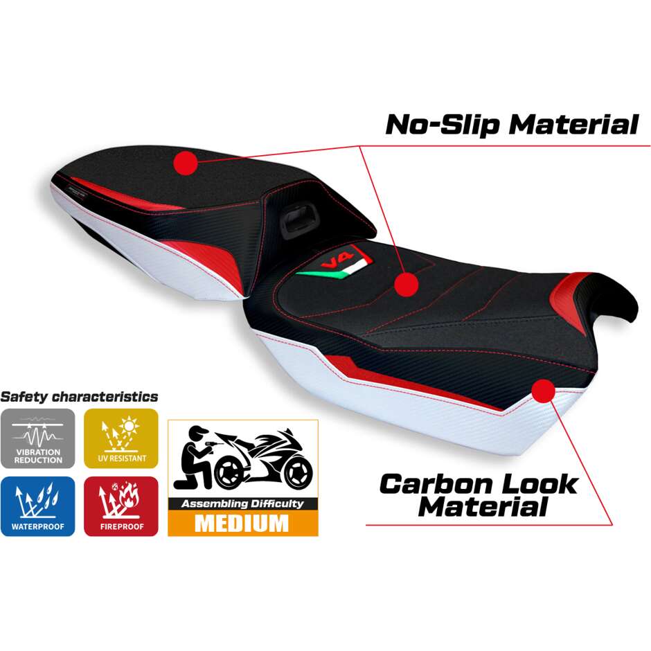 Rivestimento Sella TPZ Italia Specifico Per Ducati Multistrada V4 20212025 Modello Adelaide Special Color Ultragrip