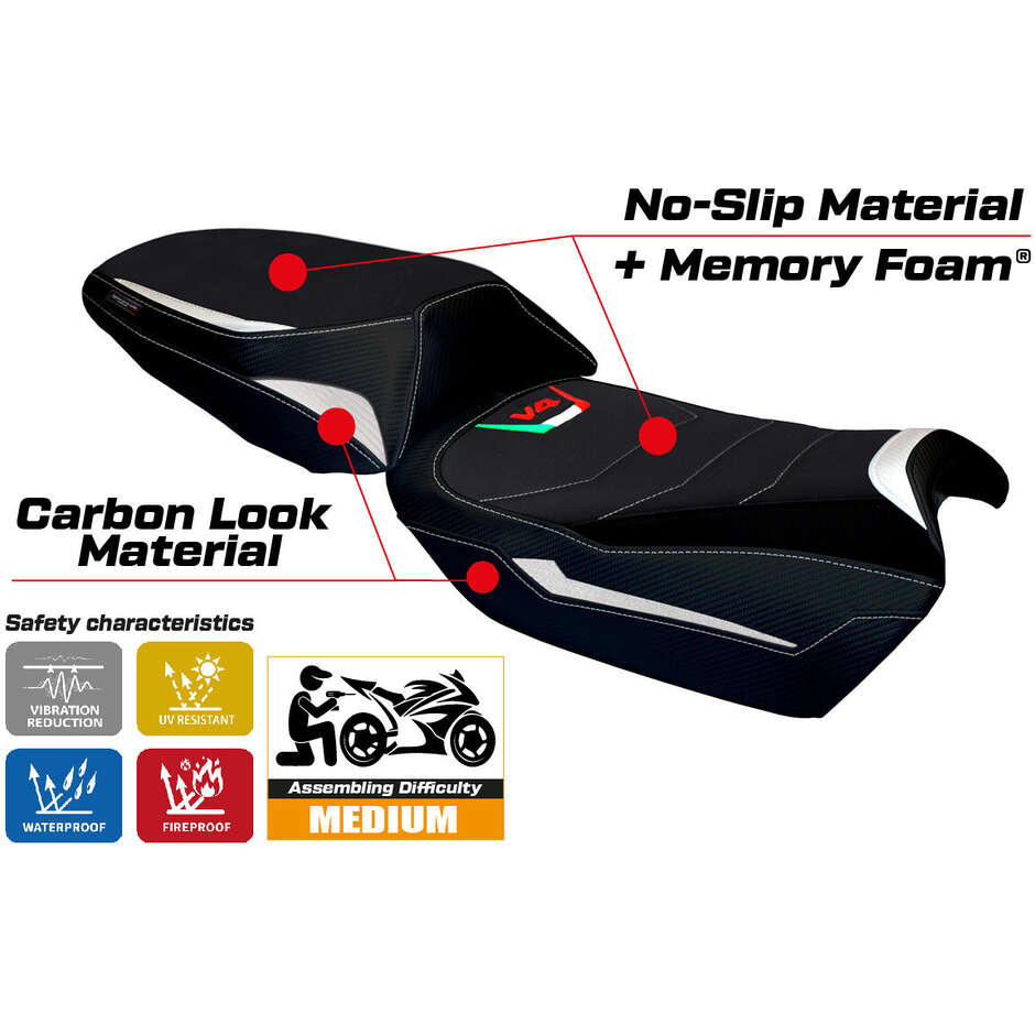 Rivestimento Sella TPZ Italia Specifico Per Ducati Multistrada V4 20212025 Modello Galmi Comfort System