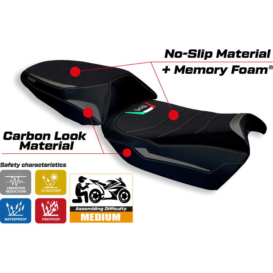 Rivestimento Sella TPZ Italia Specifico Per Ducati Multistrada V4 20212025 Modello Galmi Comfort System