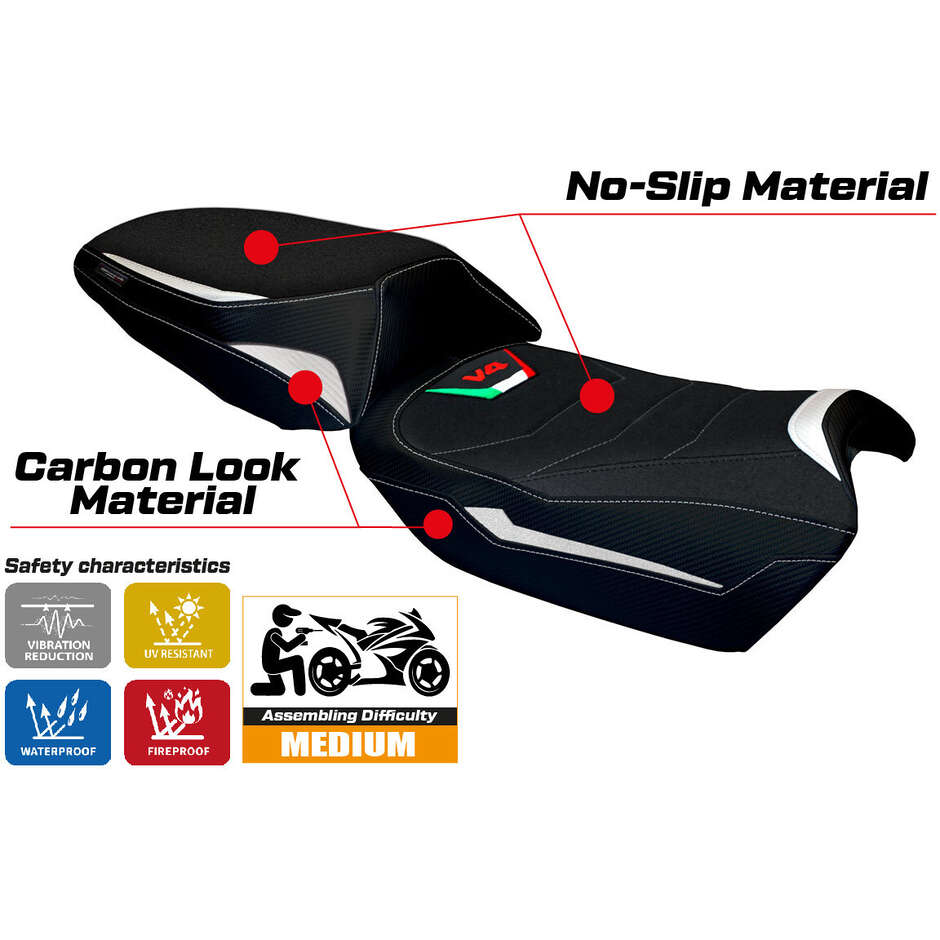 Rivestimento Sella TPZ Italia Specifico Per Ducati Multistrada V4 20212025 Modello Hama Ultragrip