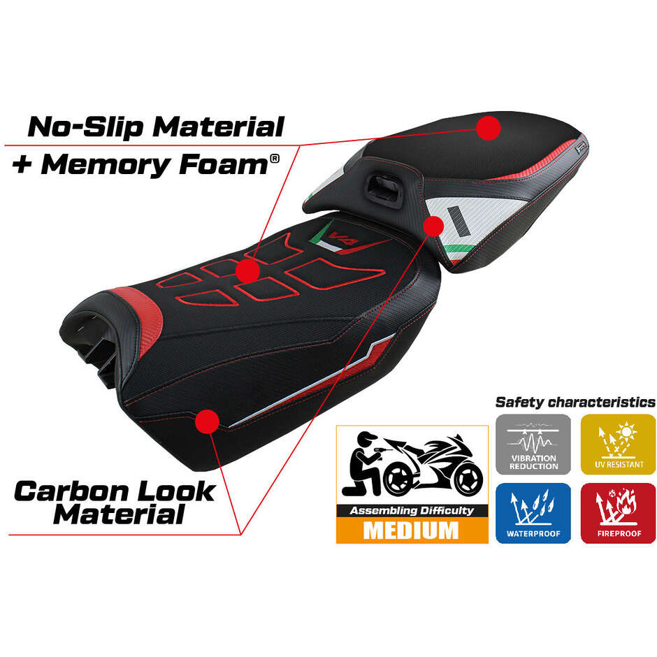 Rivestimento Sella TPZ Italia Specifico Per Ducati Multistrada V4 20222025 Modello Meknes Comfort System