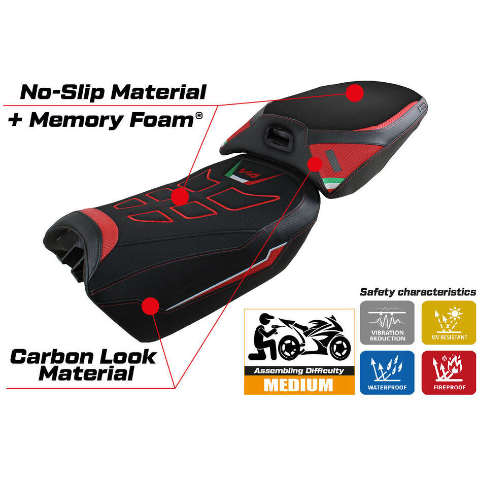 Rivestimento Sella TPZ Italia Specifico Per Ducati Multistrada V4 20222025 Modello Meknes Comfort System