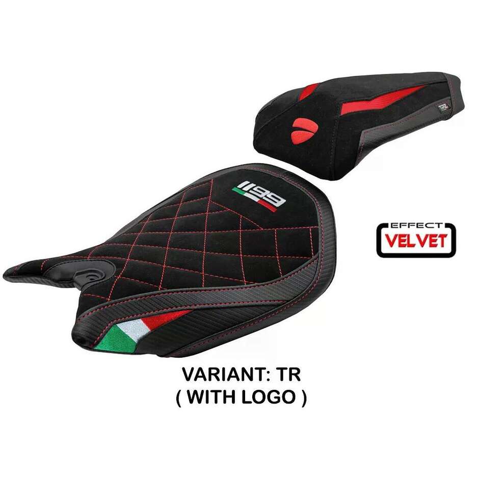 Rivestimento Sella TPZ Italia Specifico Per Ducati Panigale 1199 20112015 Modello Pesaro Velvet Special Edition
