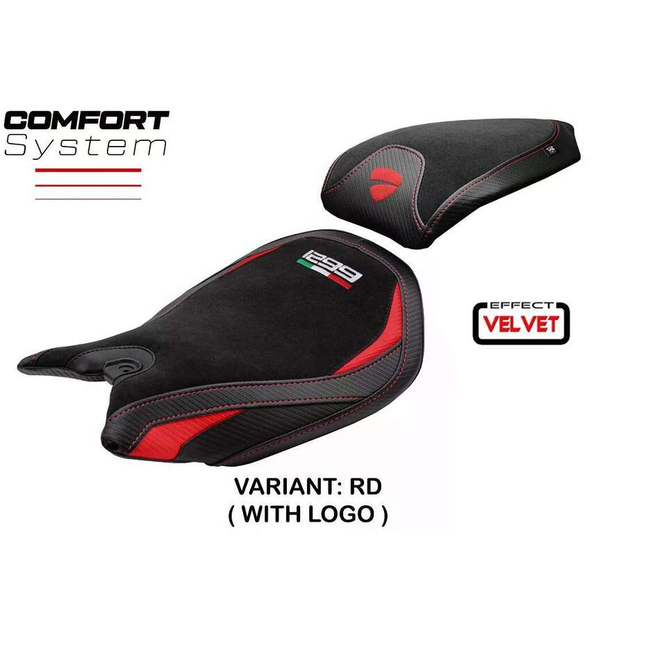 Rivestimento Sella TPZ Italia Specifico Per Ducati Panigale 1299 20152018 Modello Dervio Velvet Comfort System
