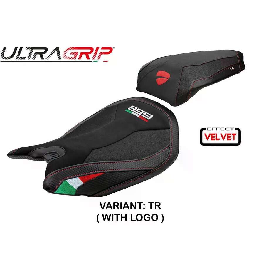 Rivestimento Sella TPZ Italia Specifico Per Ducati Panigale 899 20132015 Modello Ordona Velvet Ultragrip