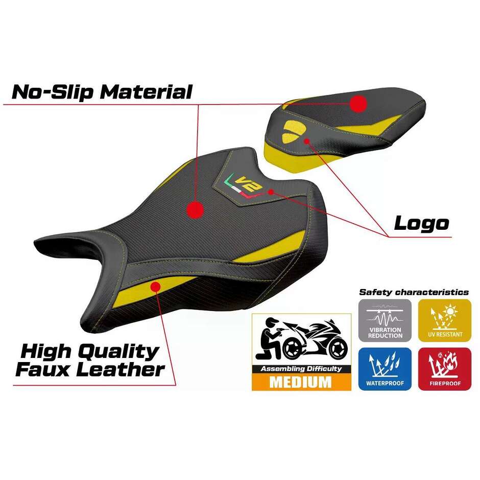 Rivestimento Sella TPZ Italia Specifico Per Ducati Panigale V2 20252026 Modello Asia