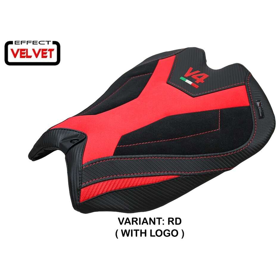 Rivestimento Sella TPZ Italia Specifico Per Ducati Panigale V4 2025 Modello Argenta Velvet