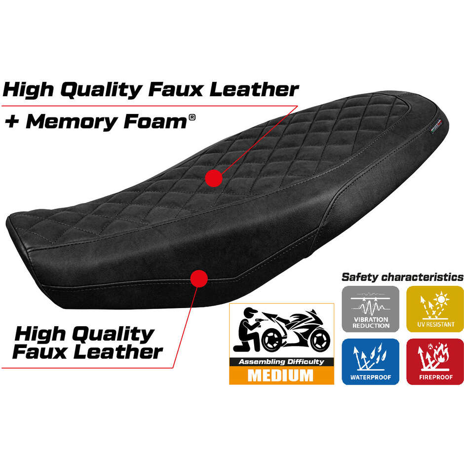 Rivestimento Sella TPZ Italia Specifico Per Ducati Scrambler 800 20232025 Modello Venice Comfort System