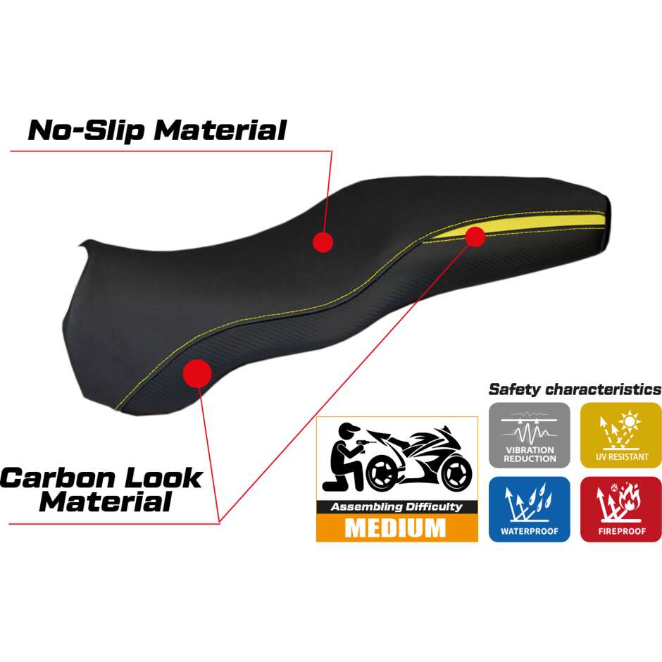 Rivestimento Sella TPZ Italia Specifico Per Ducati SportS / Super SportSS 2002  2006 Modello Latina Insert Color