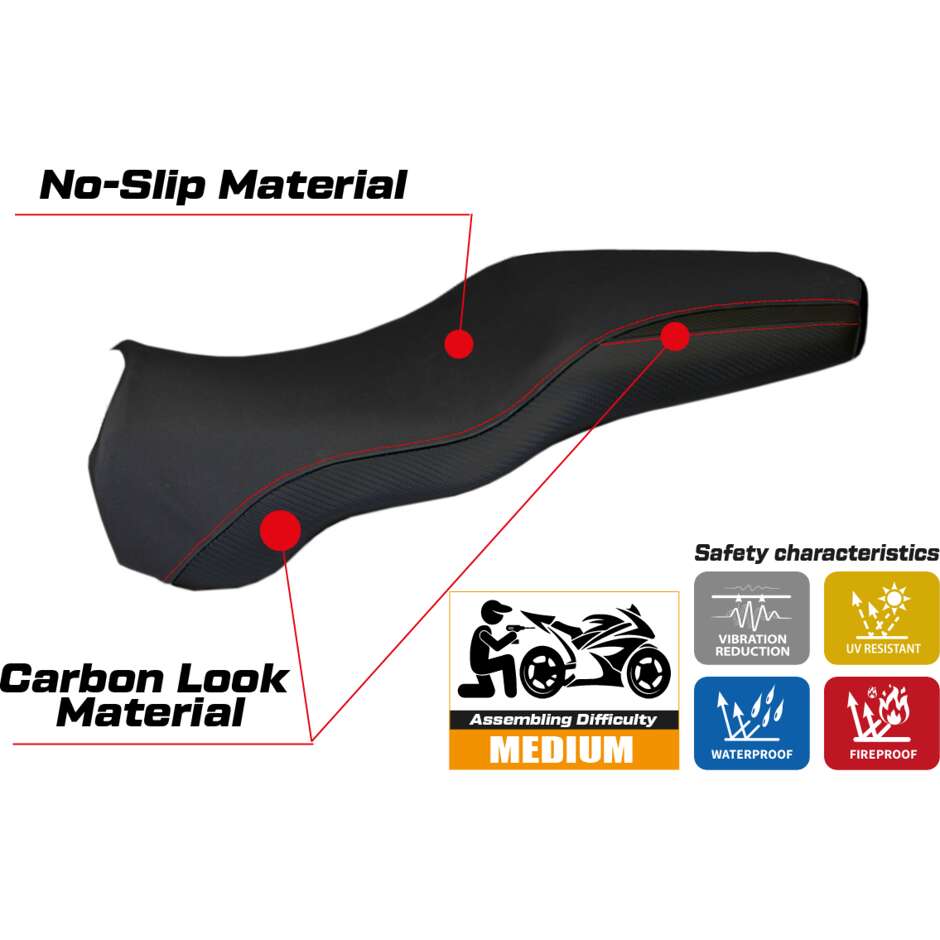 Rivestimento Sella TPZ Italia Specifico Per Ducati SportS / Super SportSS 2002  2006 Modello Latina Insert Color